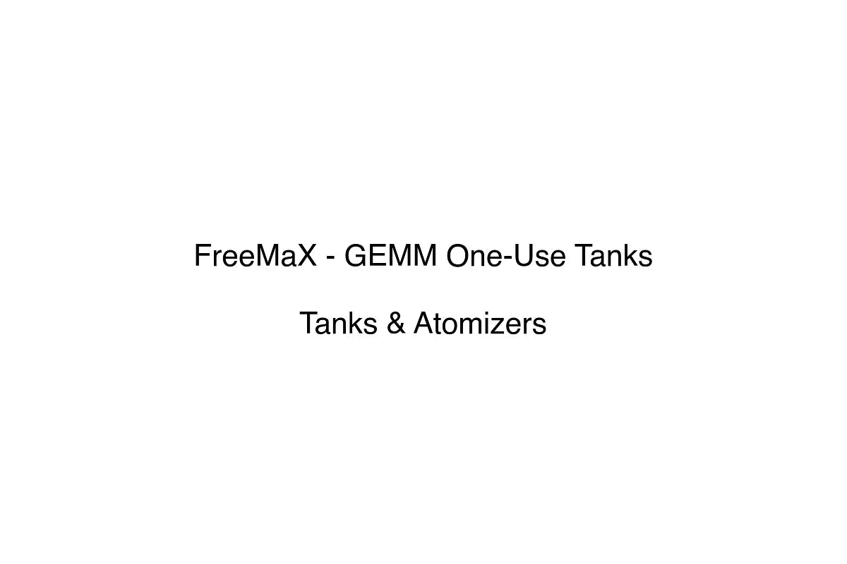 FreeMaX - GEMM One-Use Tanks - Simply Vape