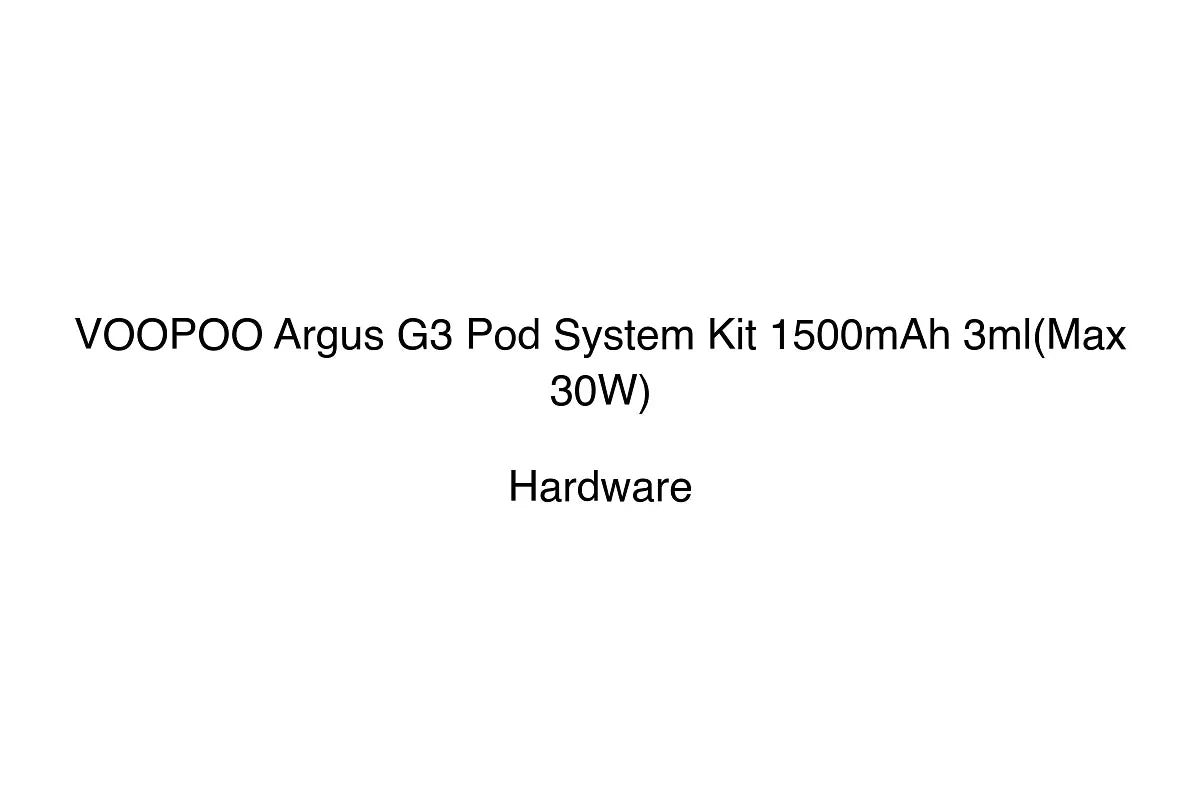VOOPOO Argus G3 Pod System Kit 1500mAh 3ml(Max 30W)
