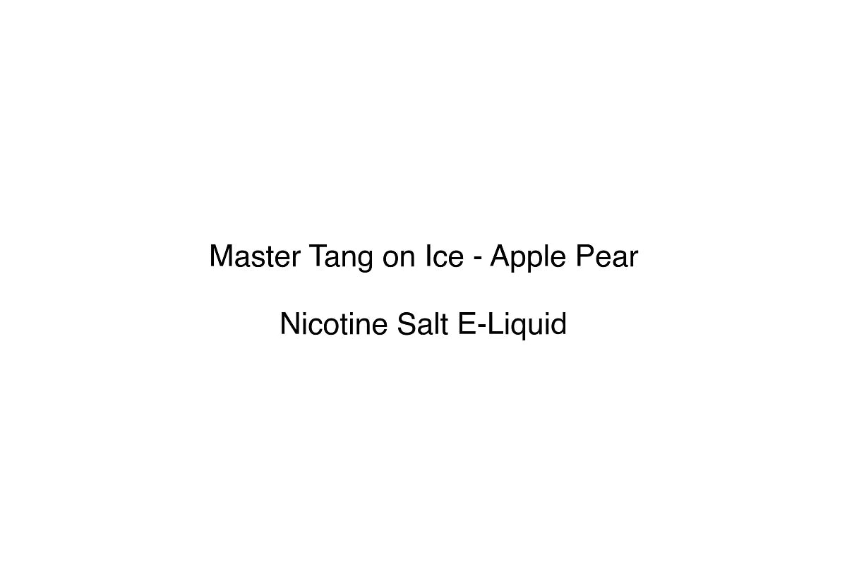 Master Tang on Ice - Apple Pear