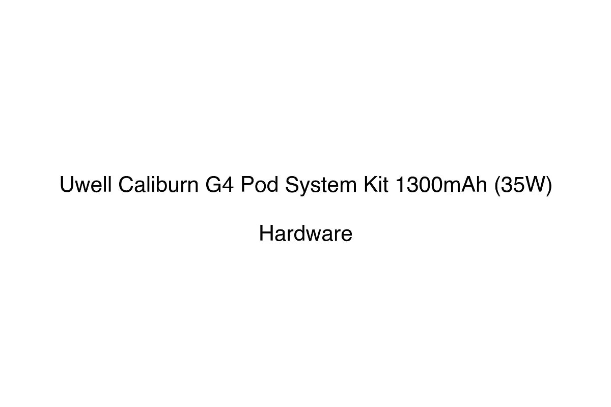 Uwell Caliburn G4 Pod System Kit 1300mAh (35W) - Simply Vape