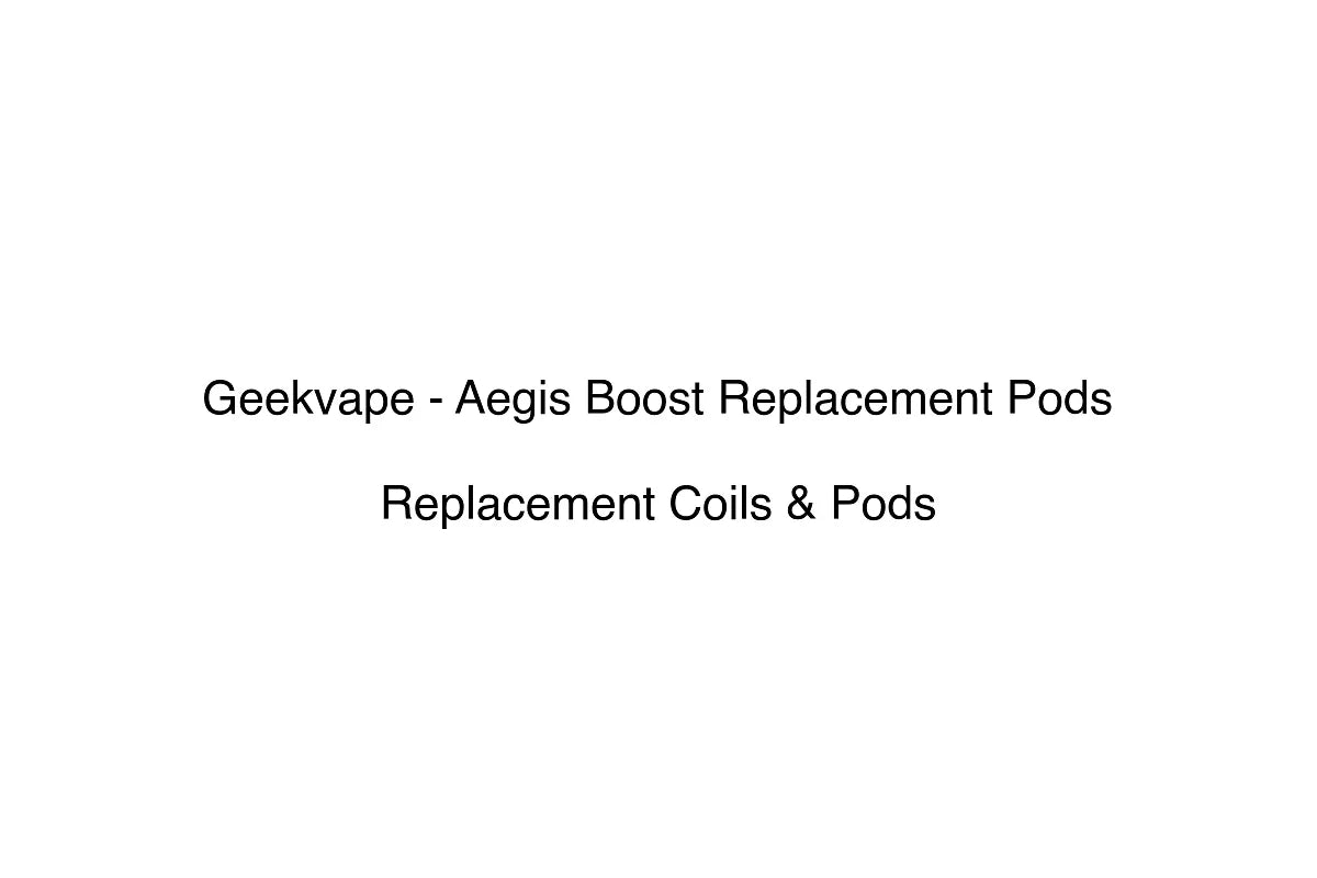 Geekvape - Aegis Boost Replacement Pods