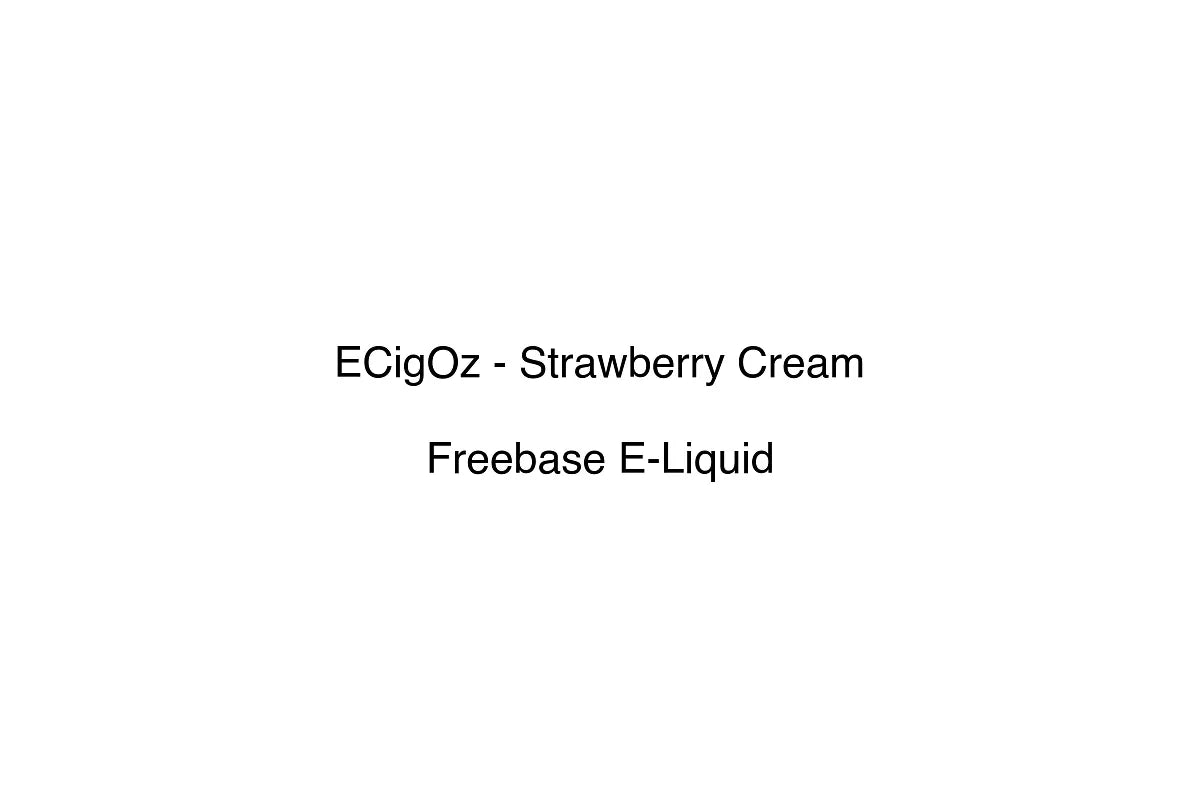 ECigOz - Strawberry Cream