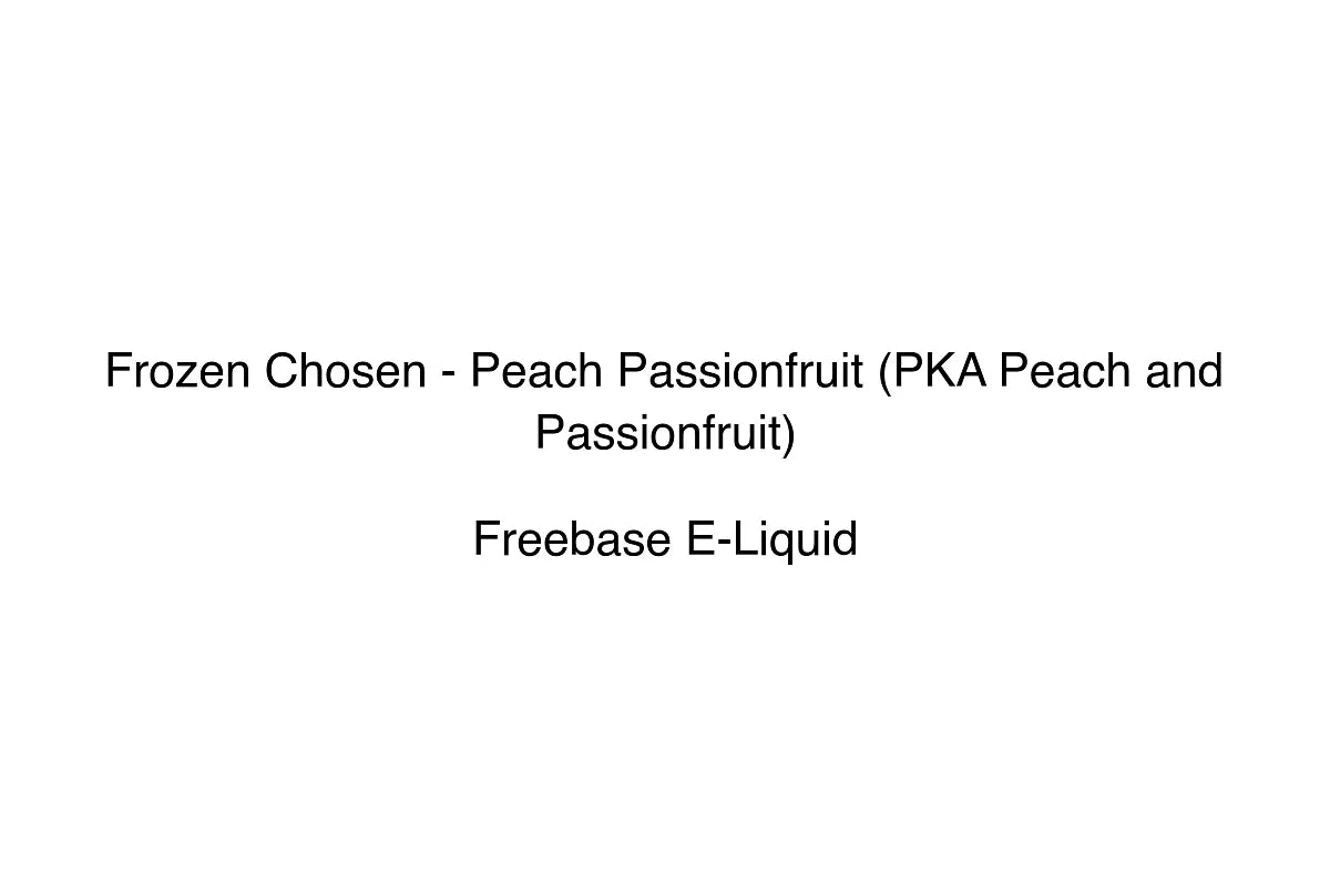 Frozen Chosen - Peach Passionfruit (PKA Peach and Passionfruit)