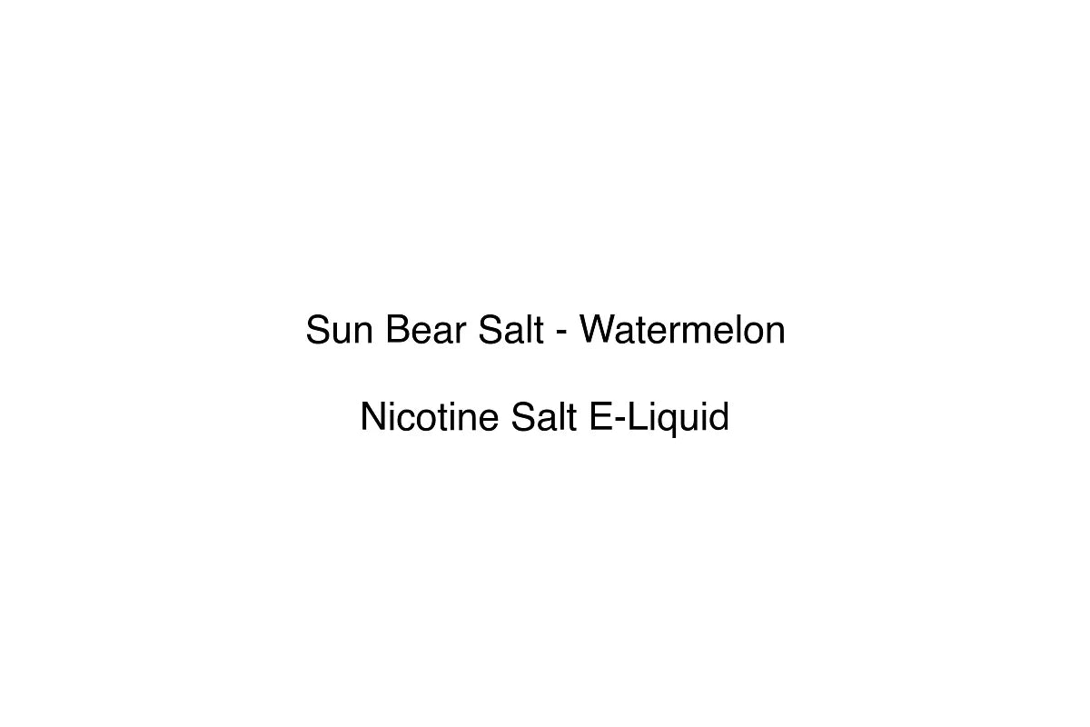 Sun Bear Salt - Watermelon - Simply Vape
