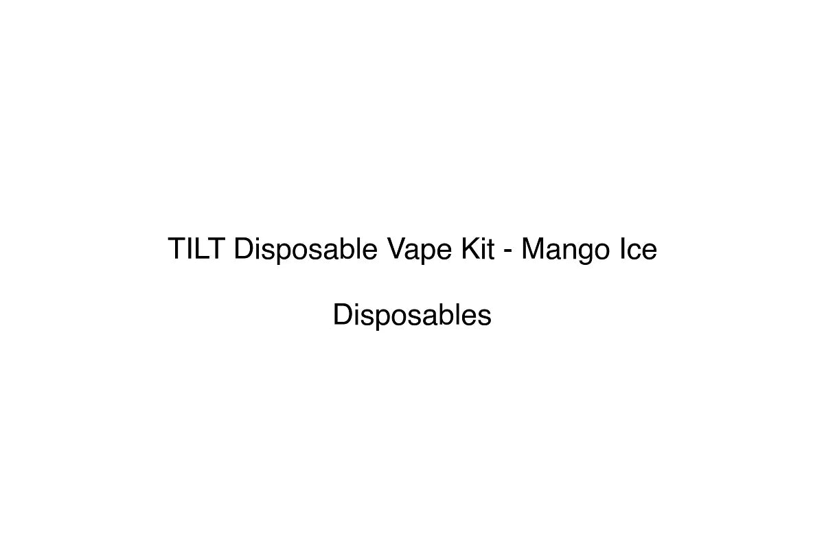 TILT Disposable Vape Kit - Mango Ice - Simply Vape