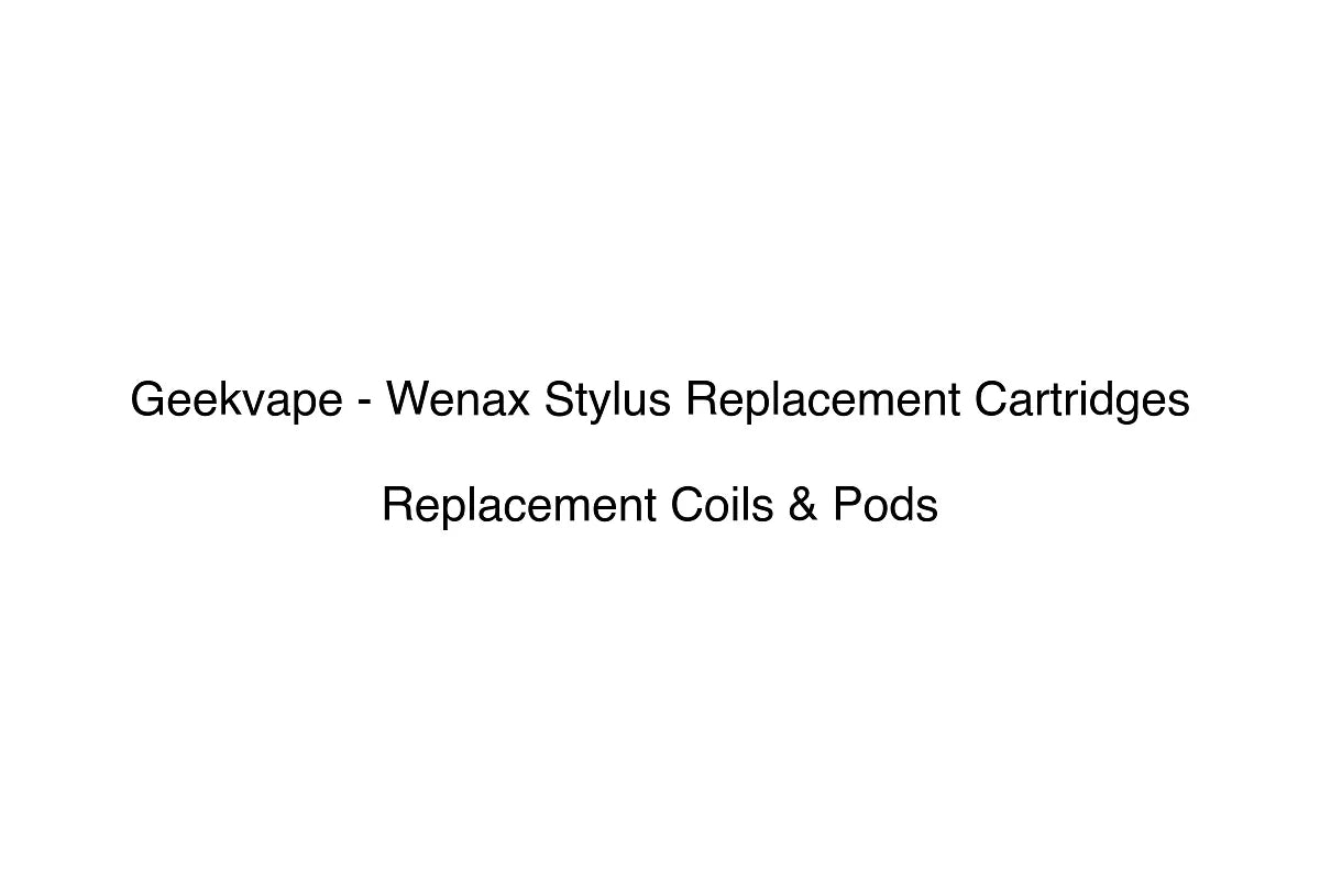 Geekvape - Wenax Stylus Replacement Cartridges