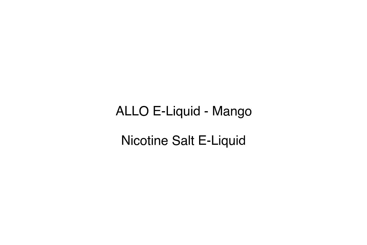 ALLO E-Liquid - Mango