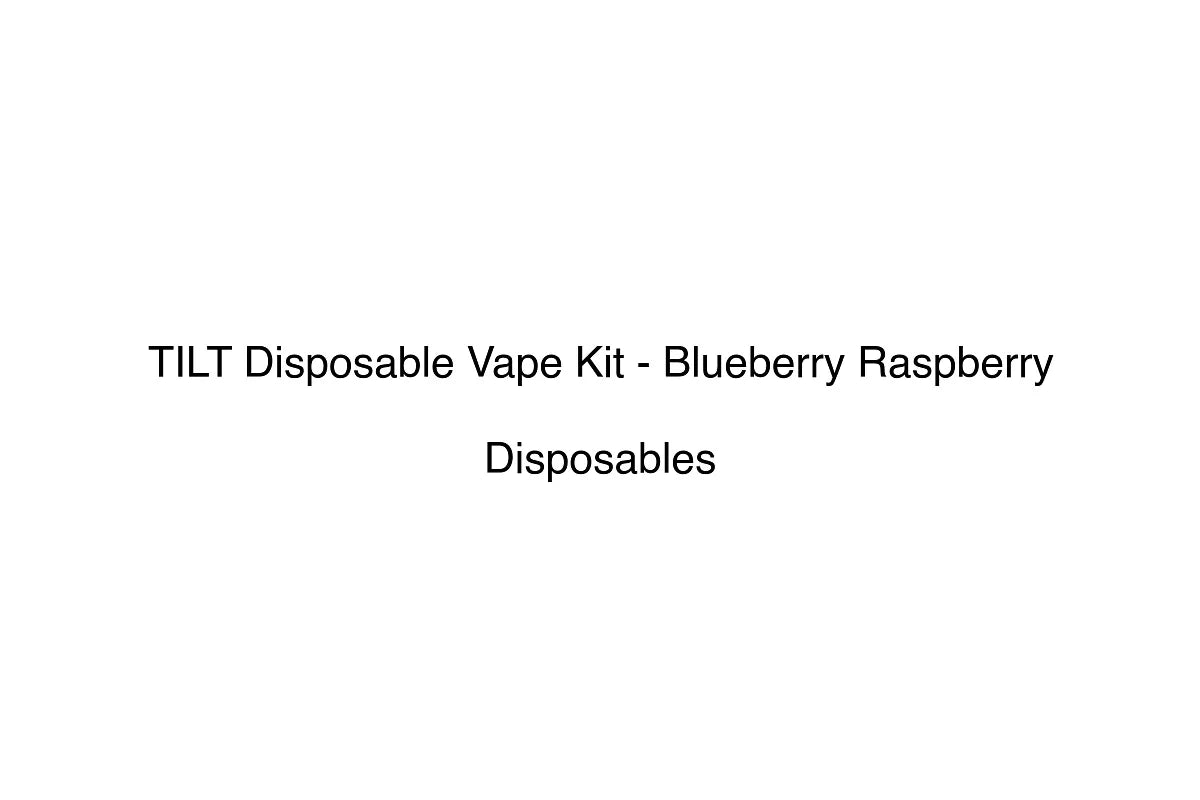 TILT Disposable Vape Kit - Blueberry Raspberry
