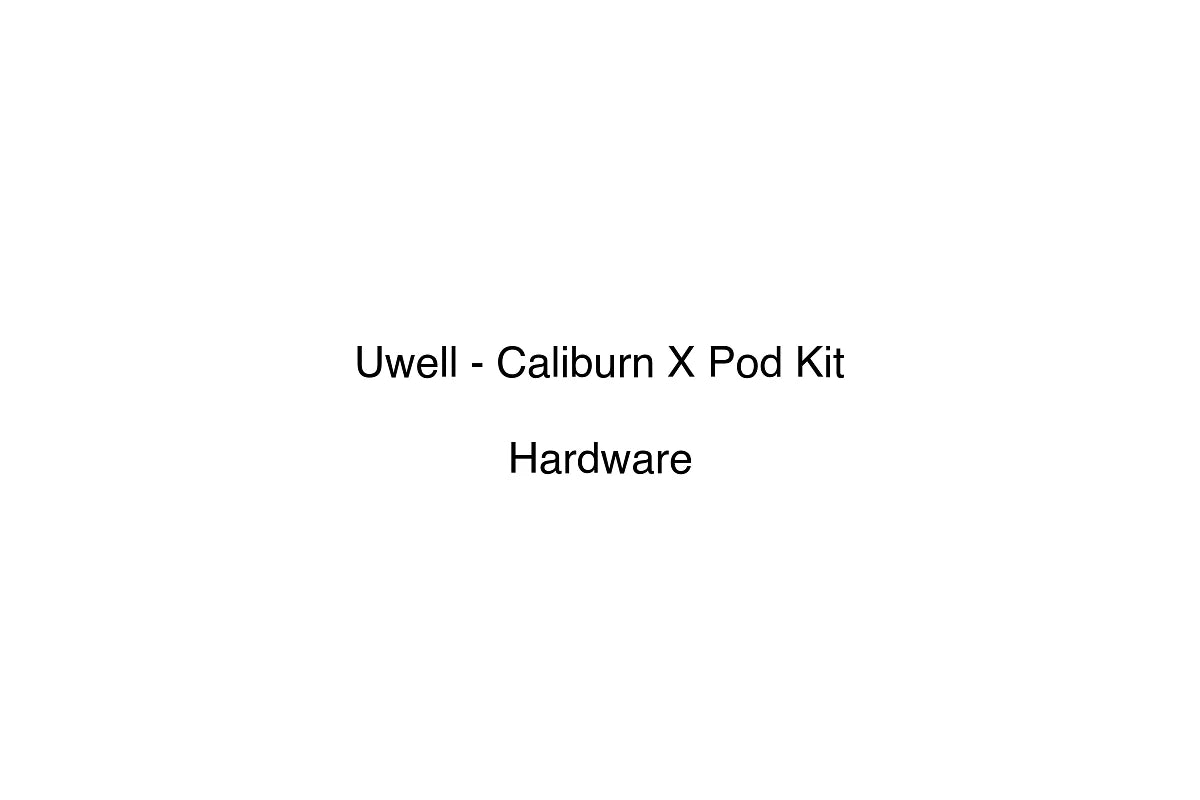 Uwell - Caliburn X Pod Kit Simply Vape Uwell - Caliburn X Pod Kit Simply Vape