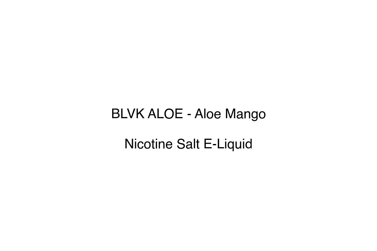 BLVK ALOE - Aloe Mango