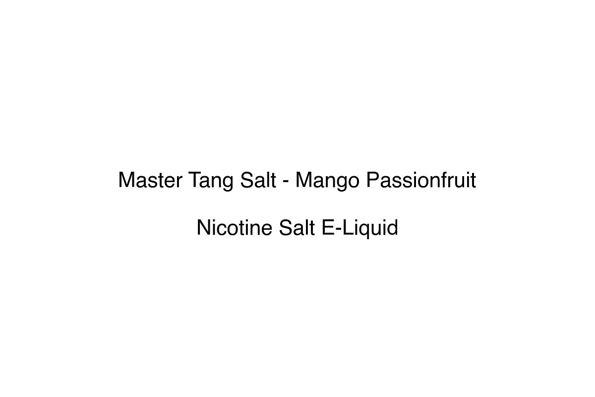 Master Tang Salt - Mango Passionfruit