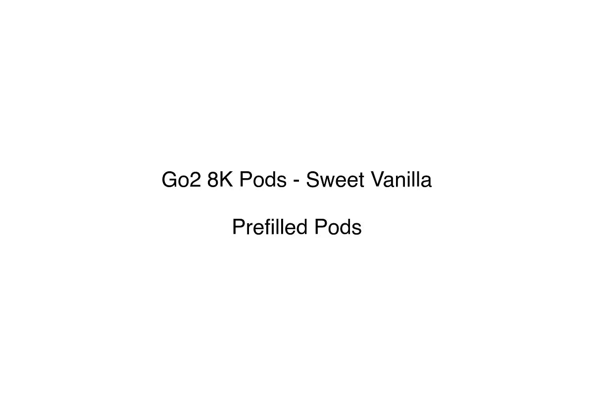 Go2 8K Pods - Sweet Vanilla