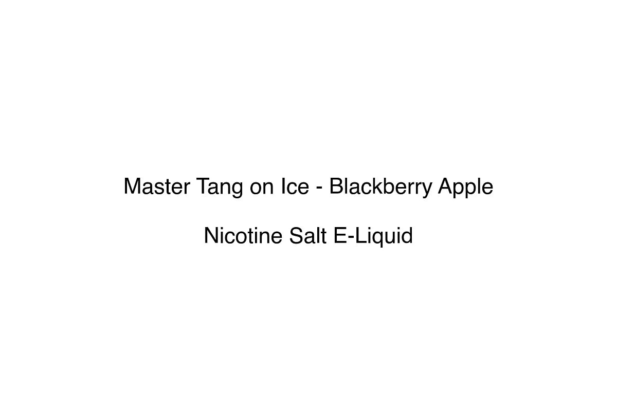 Master Tang on Ice - Blackberry Apple