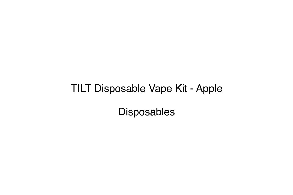 TILT Disposable Vape Kit - Apple - Simply Vape