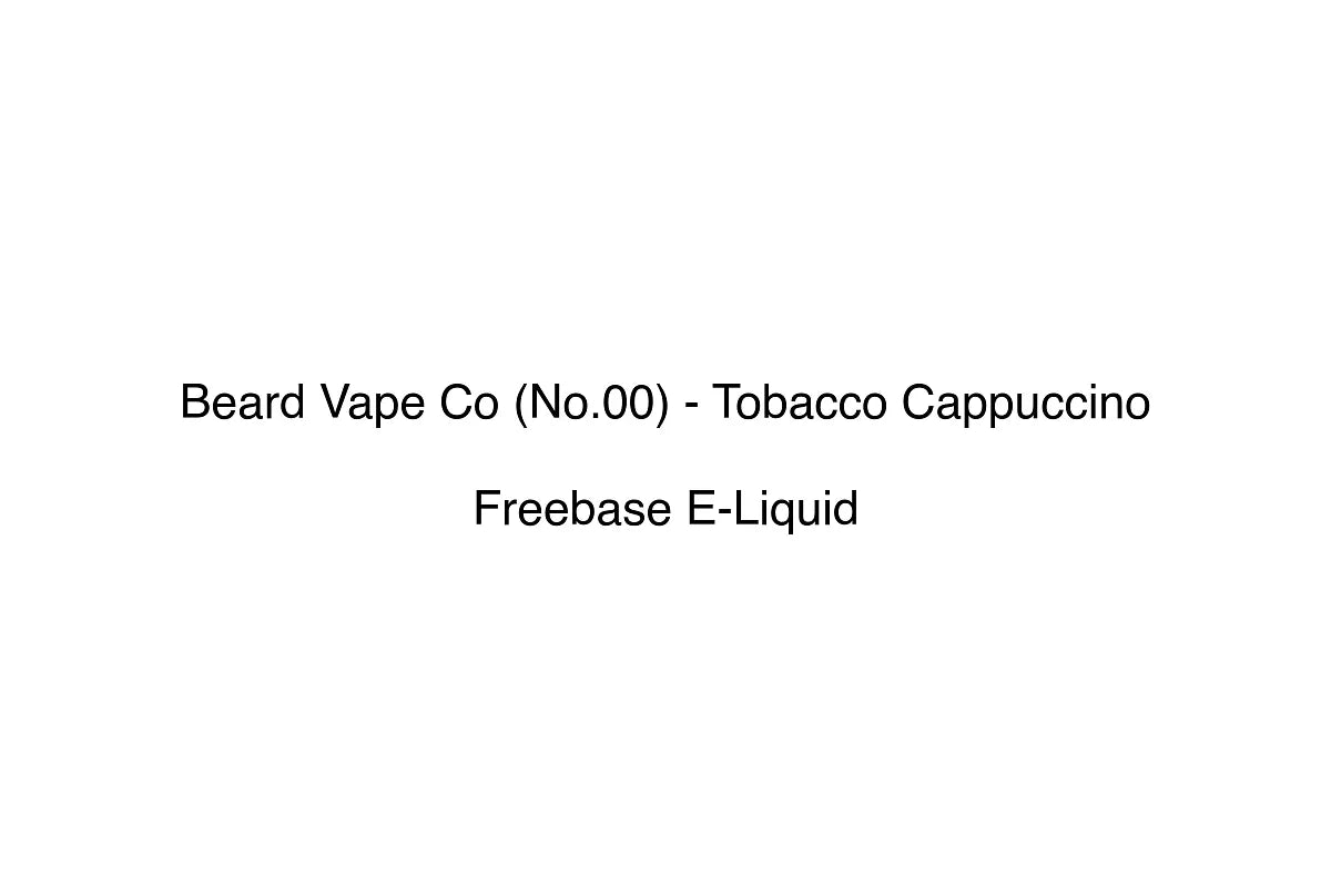 Beard Vape Co (No.00) - Tobacco Cappuccino - Simply Vape