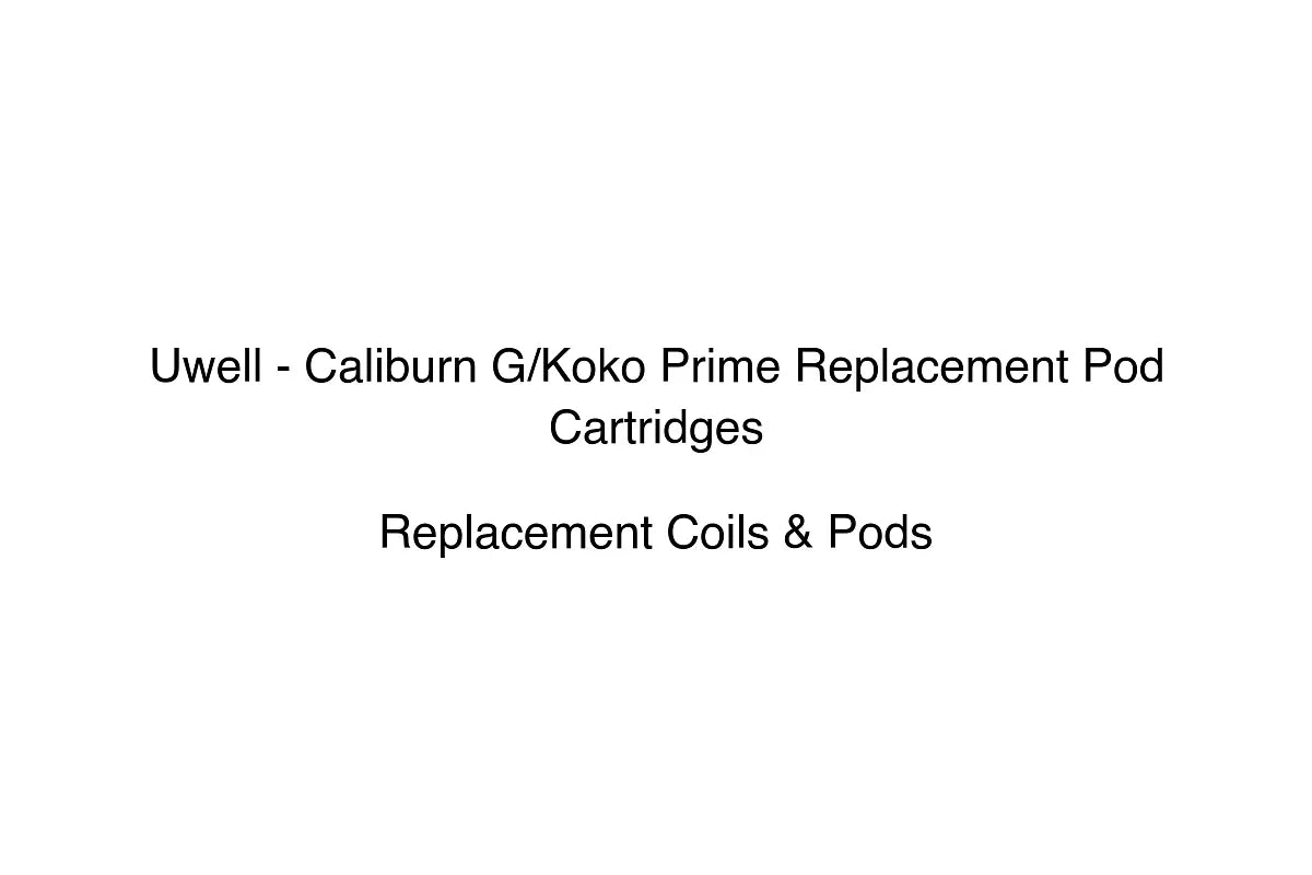 Uwell - Caliburn G/Koko Prime Replacement Pod Cartridges