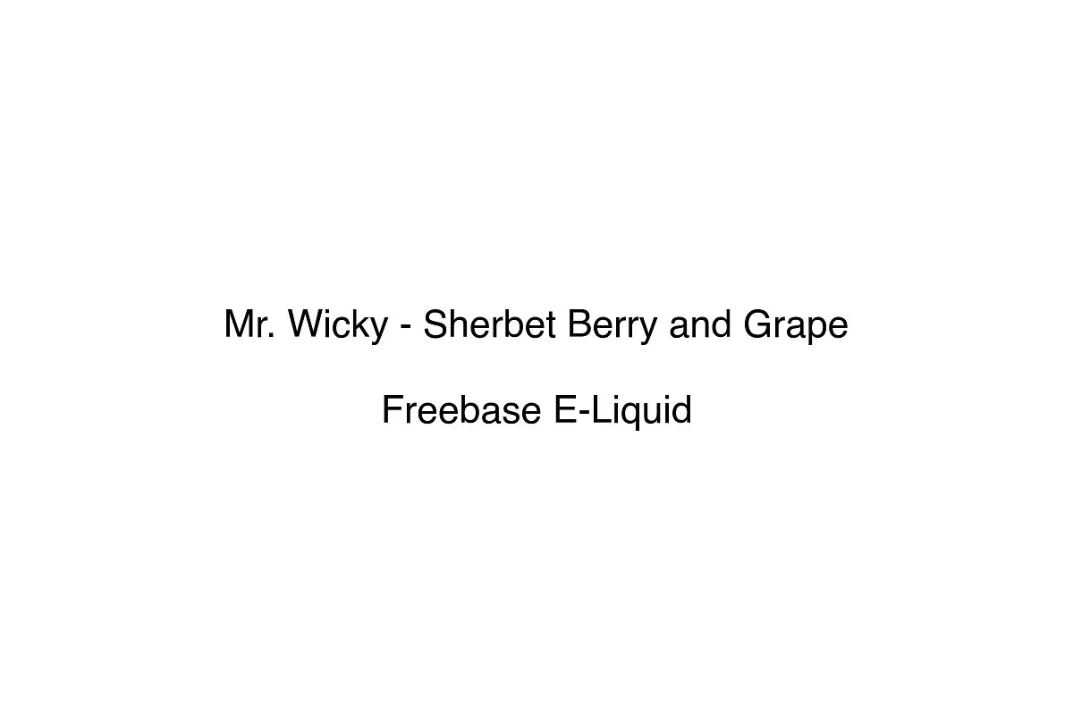 Mr. Wicky - Sherbet Berry and Grape