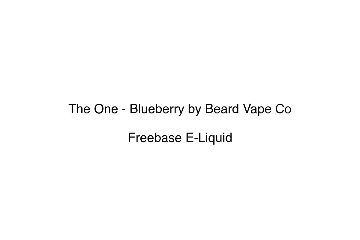 The One - Blueberry by Beard Vape Co