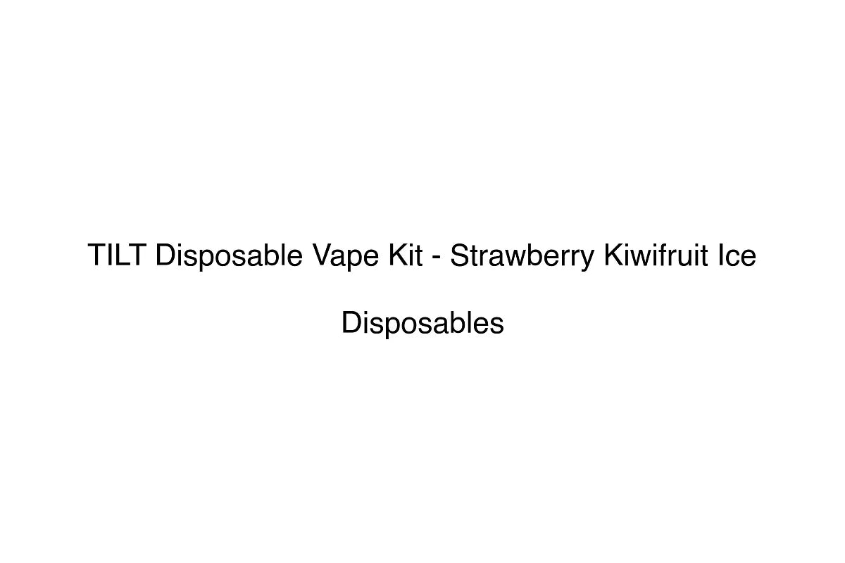 TILT Disposable Vape Kit - Strawberry Kiwifruit Ice