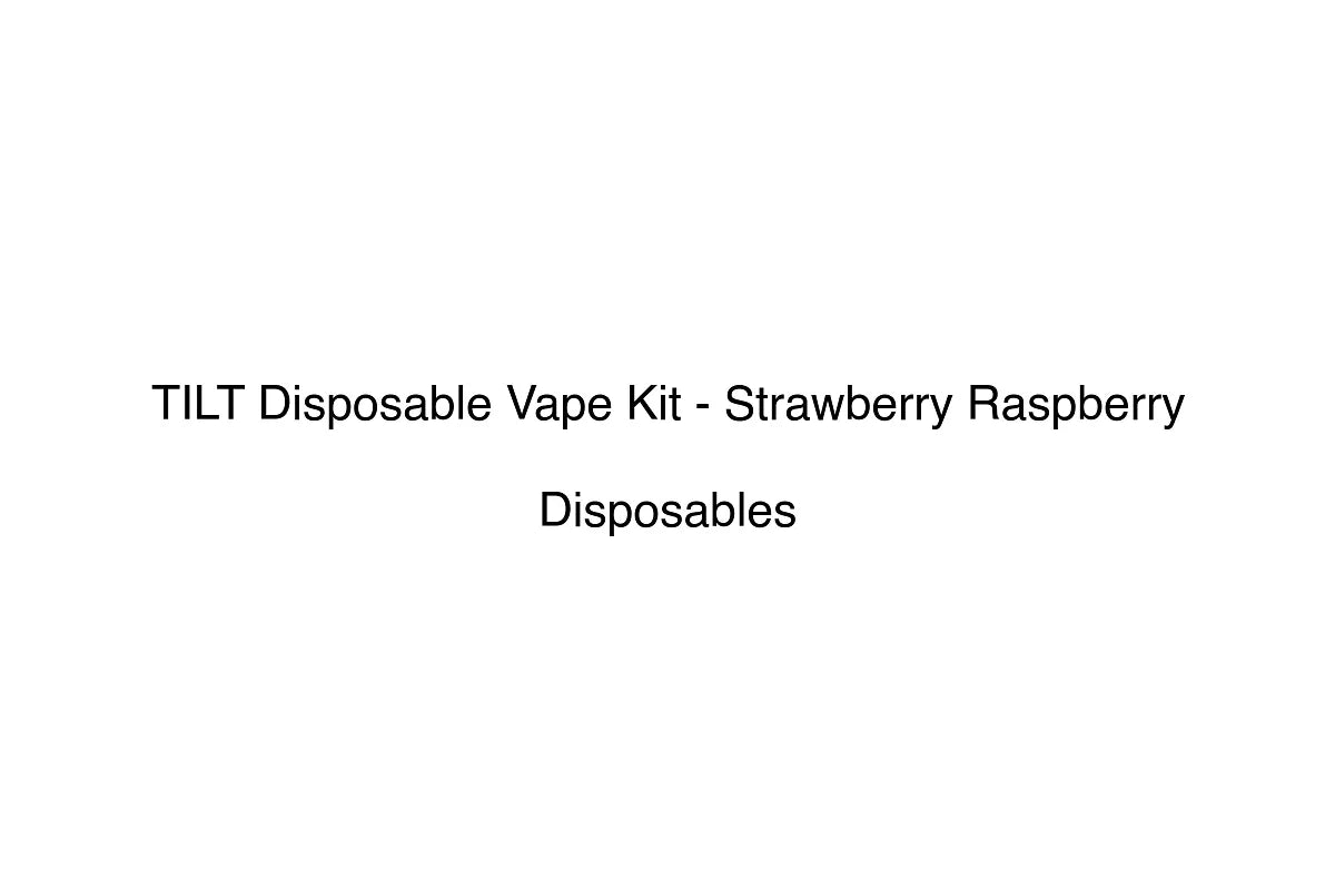 TILT Disposable Vape Kit - Strawberry Raspberry - Simply Vape