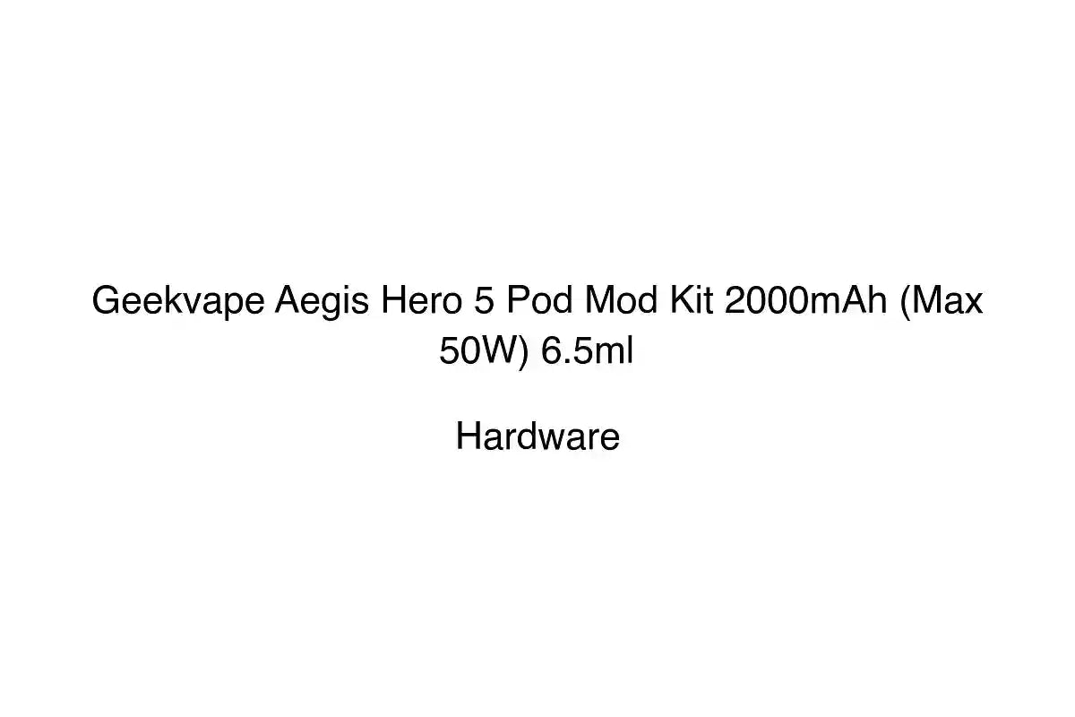 Geekvape Aegis Hero 5 Pod Mod Kit 2000mAh (Max 50W) 6.5ml