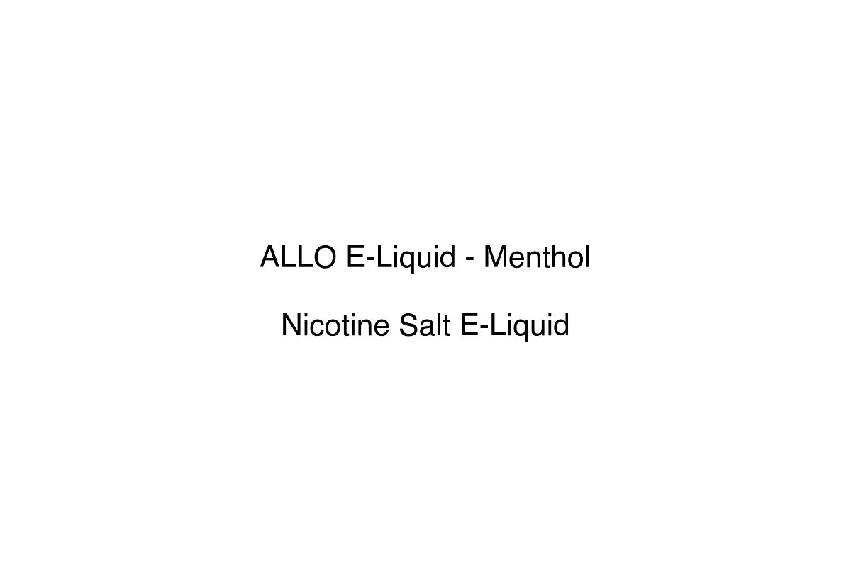 ALLO E-Liquid - Menthol - Simply Vape
