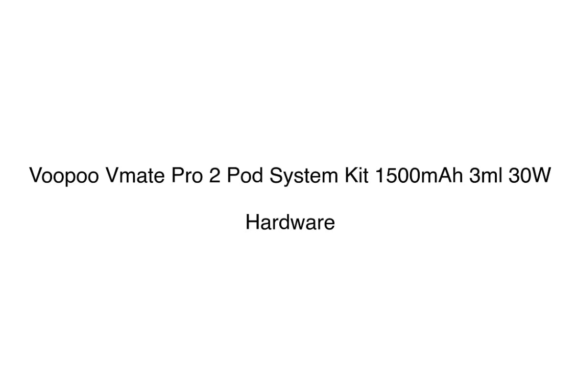 Voopoo Vmate Pro 2 Pod System Kit 1500mAh 3ml 30W