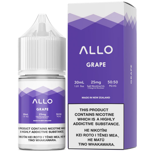 Allo E-Liquid - Grape (PKA  Grape Ice)