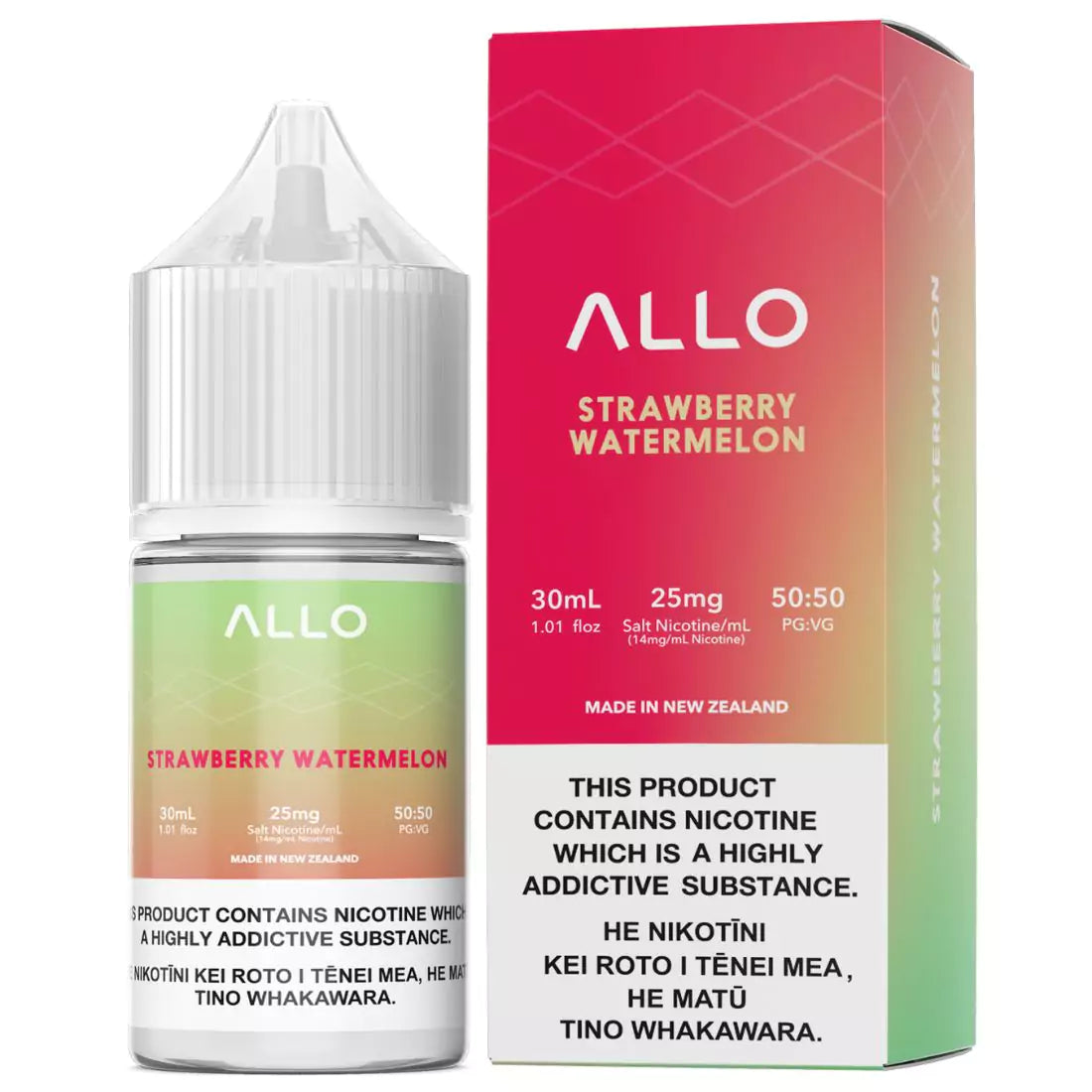 Allo E-Liquid - Strawberry Watermelon (PKA  Strawmelon)