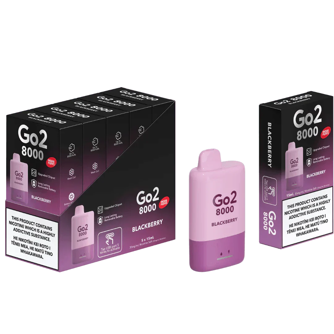 Go2 8000 Disposable Blackberry Sensation 35mg/mL