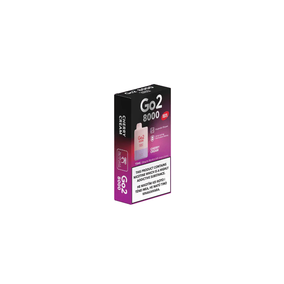 Go2 8000 Disposable Cherry Cream 35mg/mL