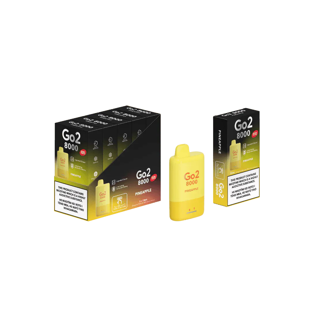 Go2 8000 Disposable Pineapple 35mg/mL