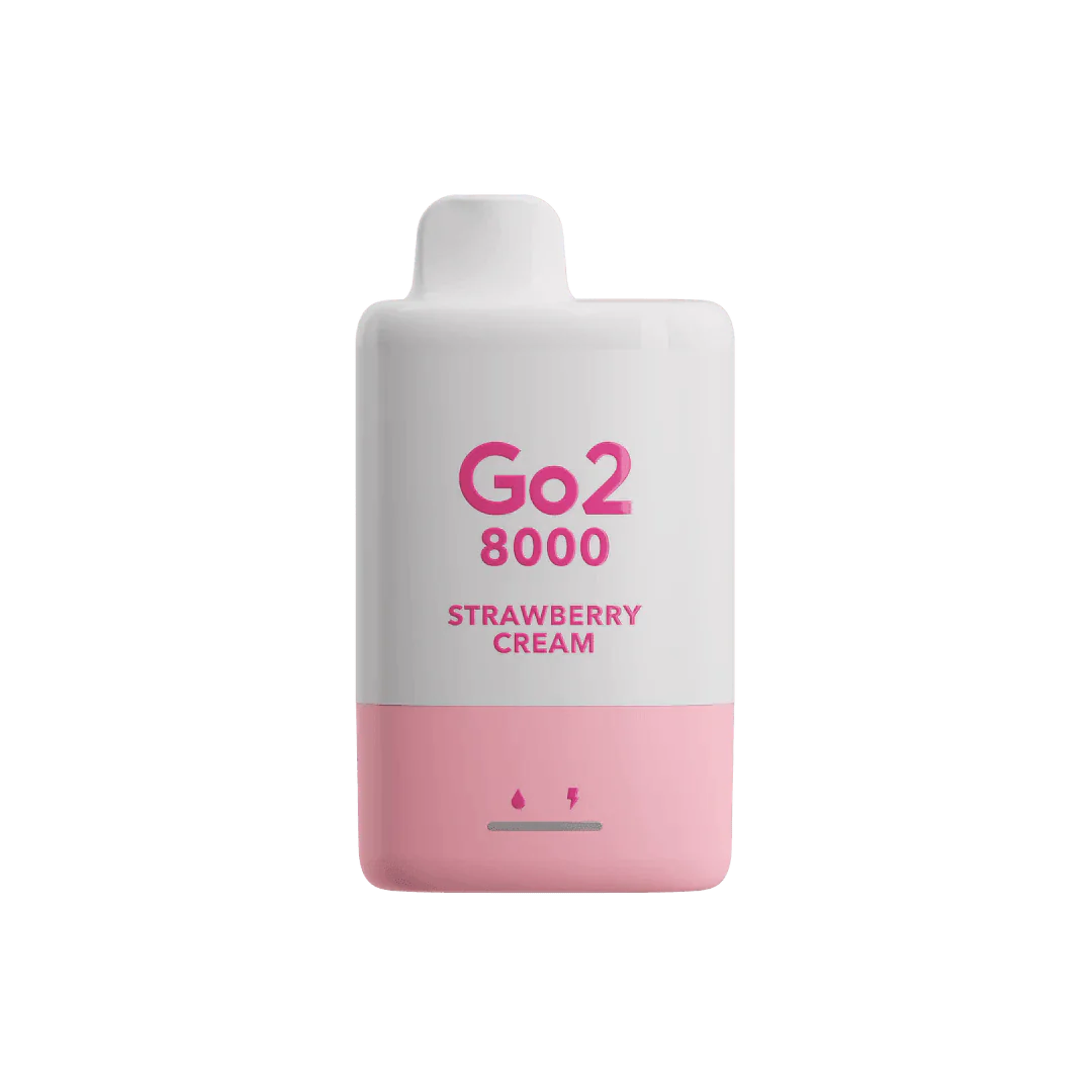 Go2 8000 Disposable Strawberry Cream 35mg/mL