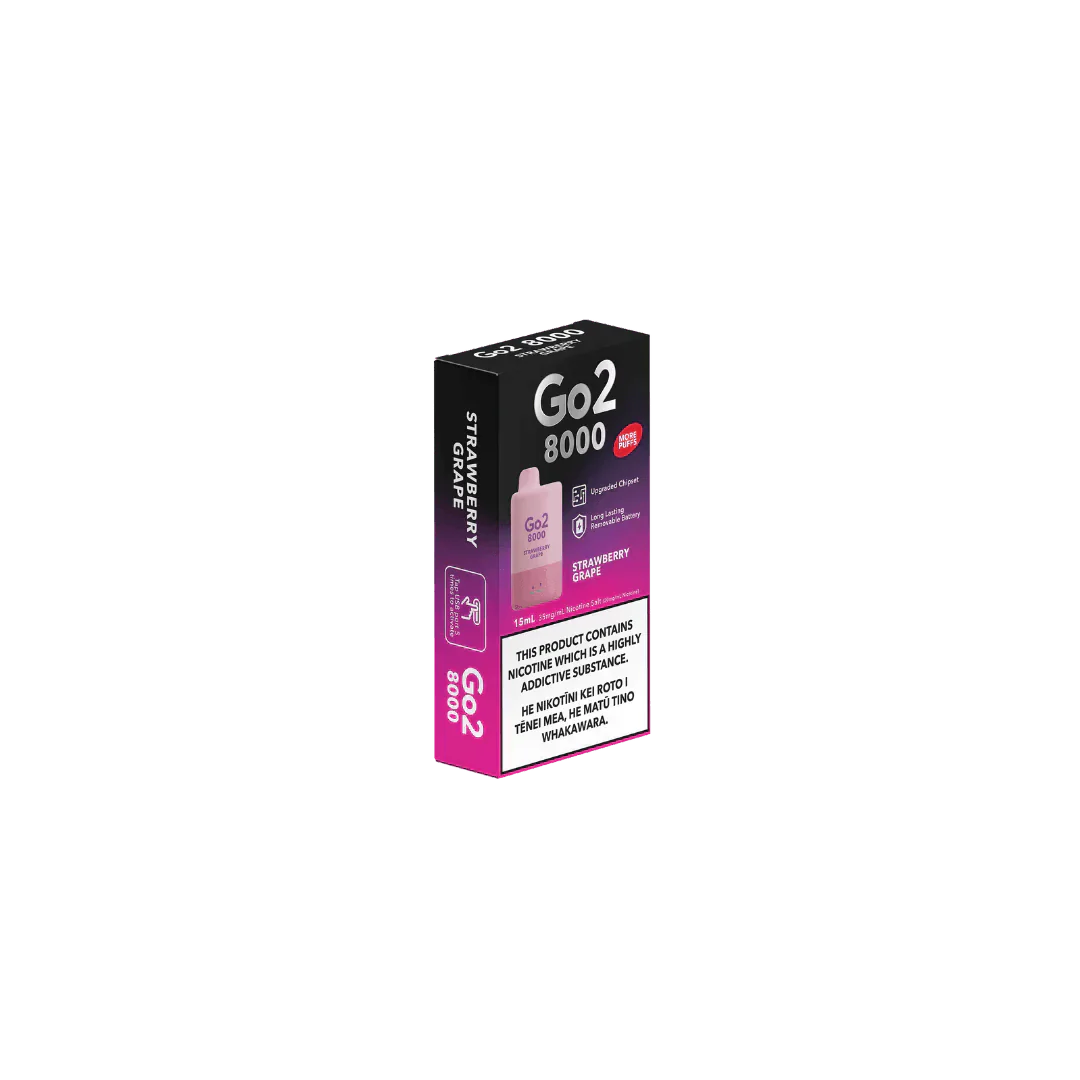 Go2 8000 Disposable Strawberry Grape 35mg/mL