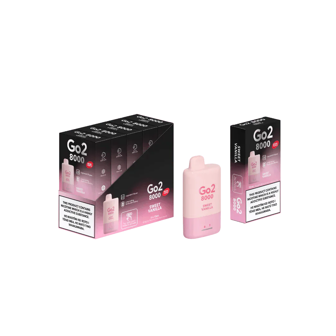 Go2 8000 Disposable Sweet Vanilla 35mg/mL