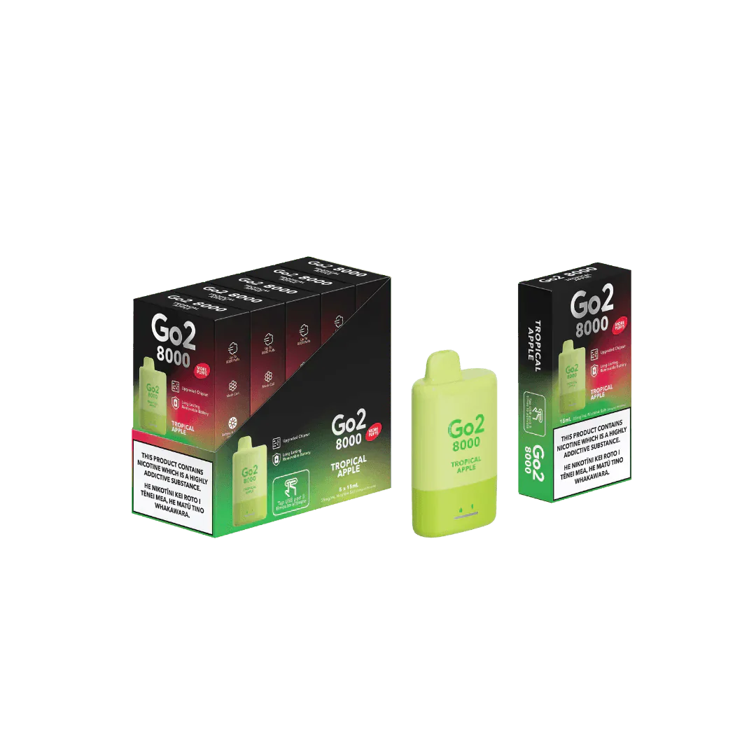 Go2 8000 Disposable Tropical Apple 35mg/mL