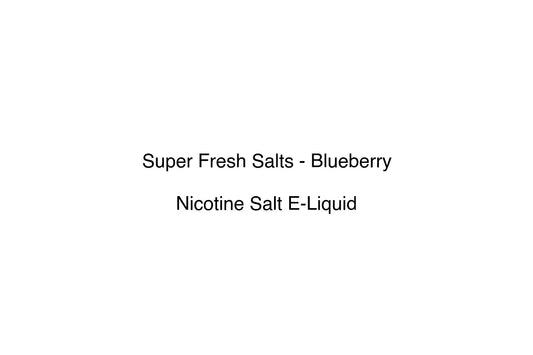 Super Fresh Salts - Blueberry - Simply Vape