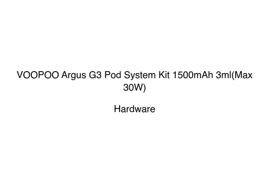 VOOPOO Argus G3 Pod System Kit 1500mAh 3ml(Max 30W)