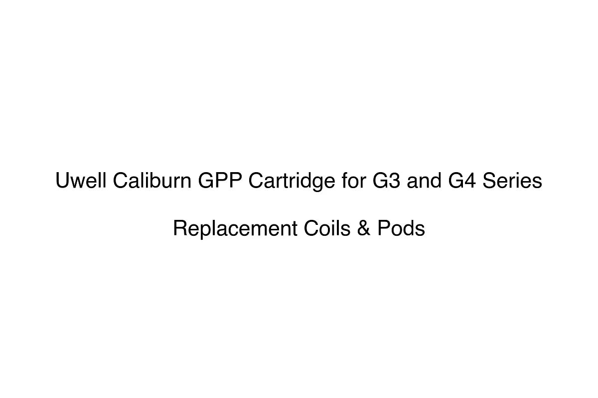 Uwell Caliburn GPP Cartridge for G3 and G4 Series