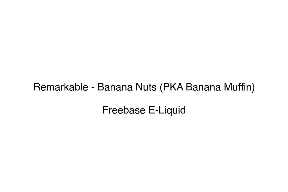 Remarkable - Banana Nuts (PKA Banana Muffin)