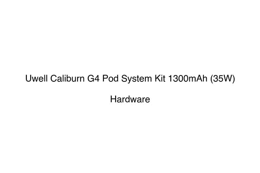 Uwell Caliburn G4 Pod System Kit 1300mAh (35W) - Simply Vape