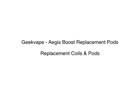 Geekvape - Aegis Boost Replacement Pods - Simply Vape