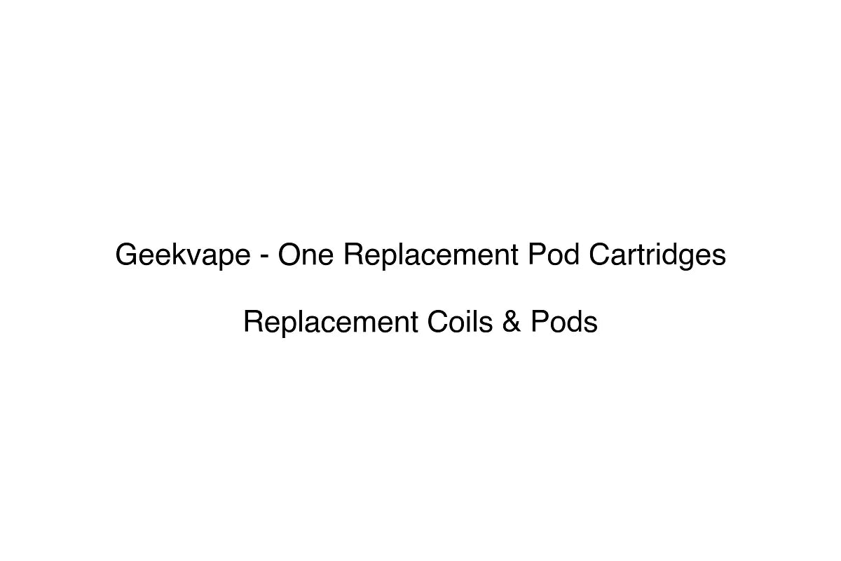 Geekvape - One Replacement Pod Cartridges