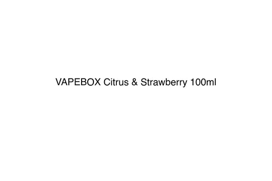VAPEBOX Citrus & Strawberry 100ml - Simply Vape