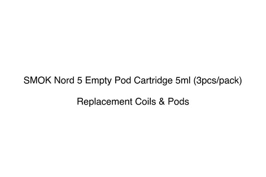 SMOK Nord 5 Empty Pod Cartridge 5ml (3pcs/pack) - Simply Vape