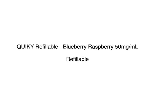 QUIKY Refillable - Blueberry Raspberry 50mg/mL - Simply Vape