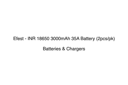 Efest - INR 18650 3000mAh 35A Battery (2pcs/pk) - Simply Vape