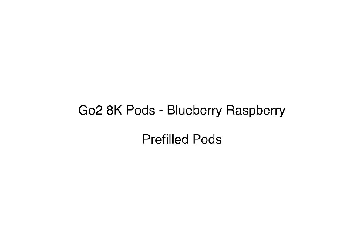 Go2 8K Pods - Blueberry Raspberry