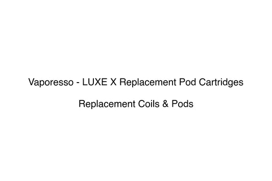 Vaporesso - LUXE X Replacement Pod Cartridges - Simply Vape