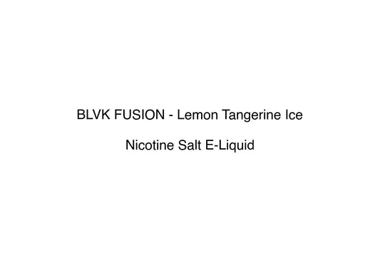 BLVK FUSION - Lemon Tangerine Ice - Simply Vape